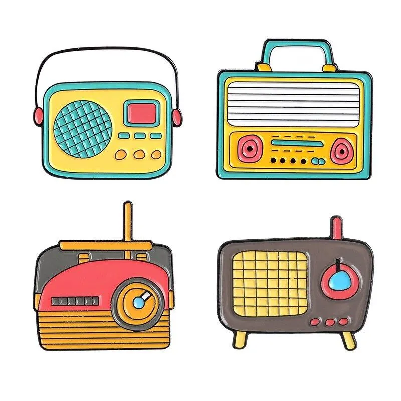Fun Assorted Enamel Brooch Pin Sets