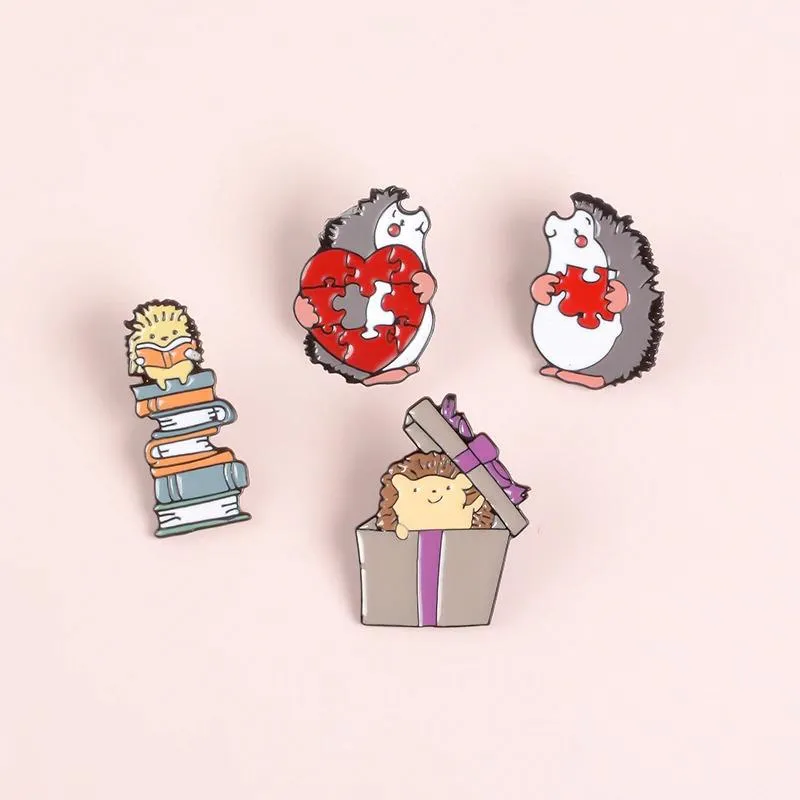 Fun Assorted Enamel Brooch Pin Sets