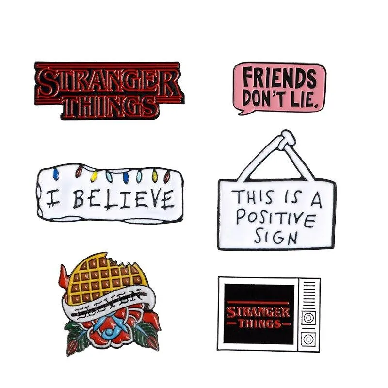Fun Assorted Enamel Brooch Pin Sets