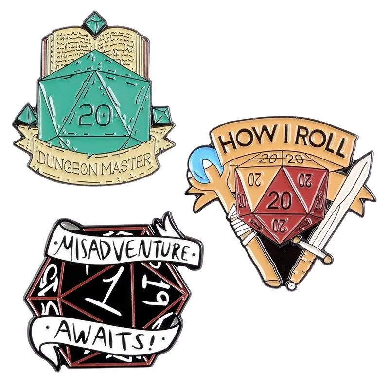 Fun Assorted Enamel Brooch Pin Sets