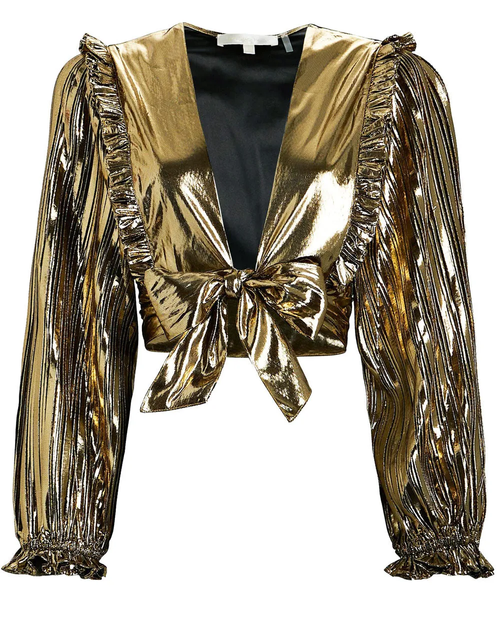 Gold Missy Crop Top