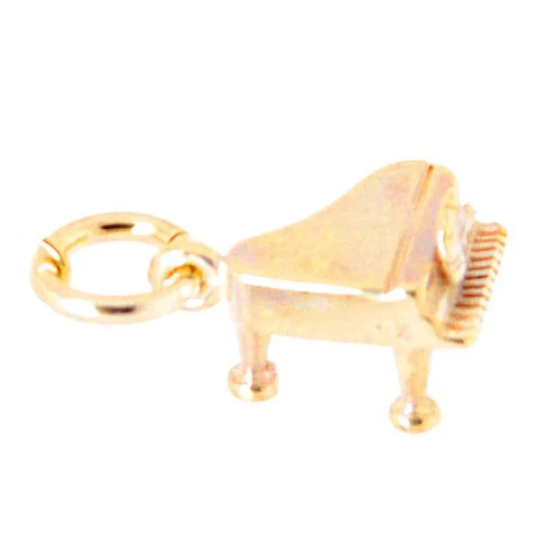 Gold Piano Charm