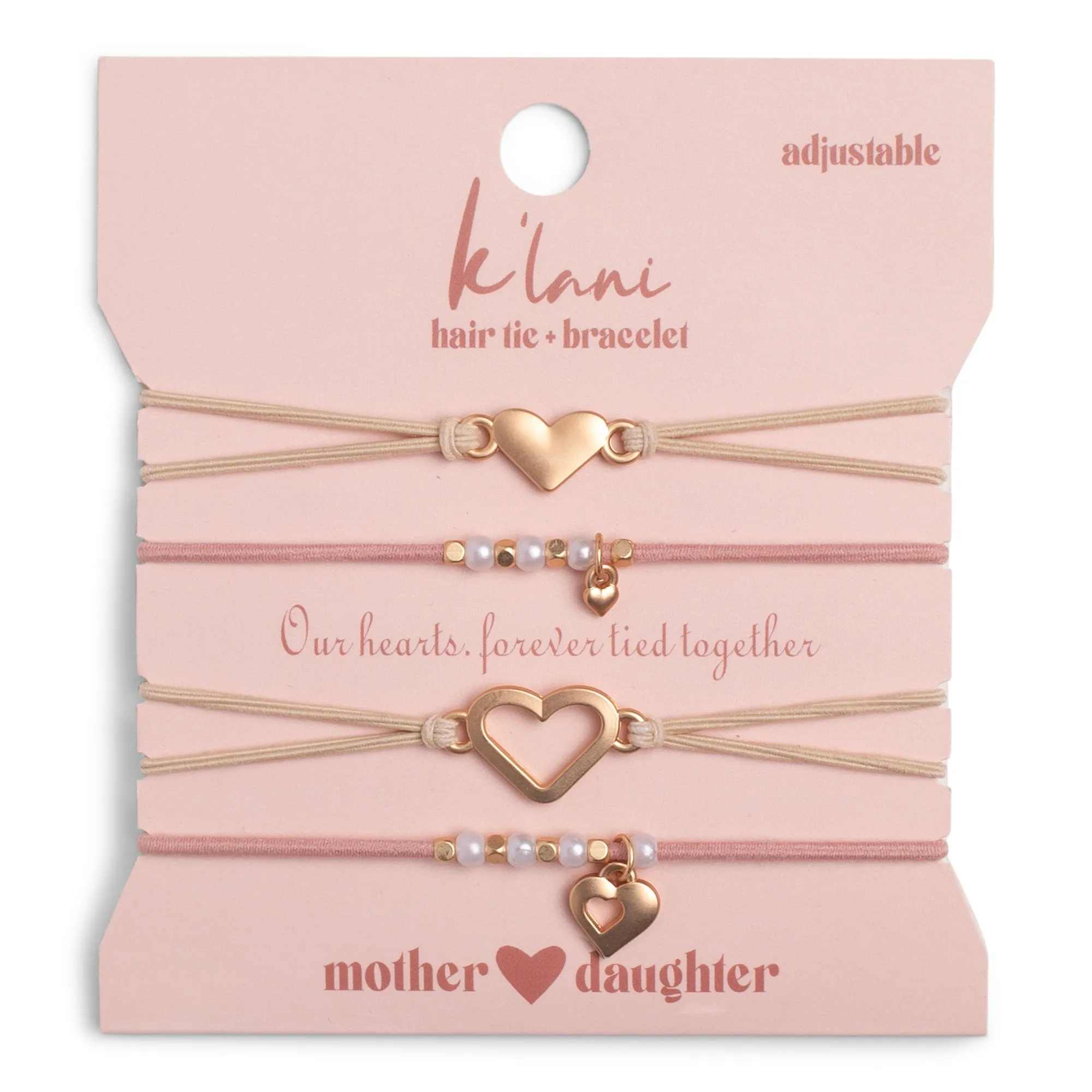 Hair Tie Bracelet Sets by K'lani - MOTHER/DAUGHTER SETS