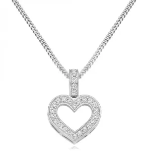Harmony Collection Round Brilliant Heart Diamond Pendant 0.30ct