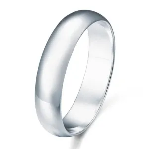 High Polished Plain Men's Ring