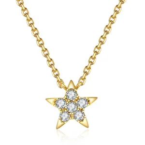 Icon Star Pendant Necklace | Yellow Gold