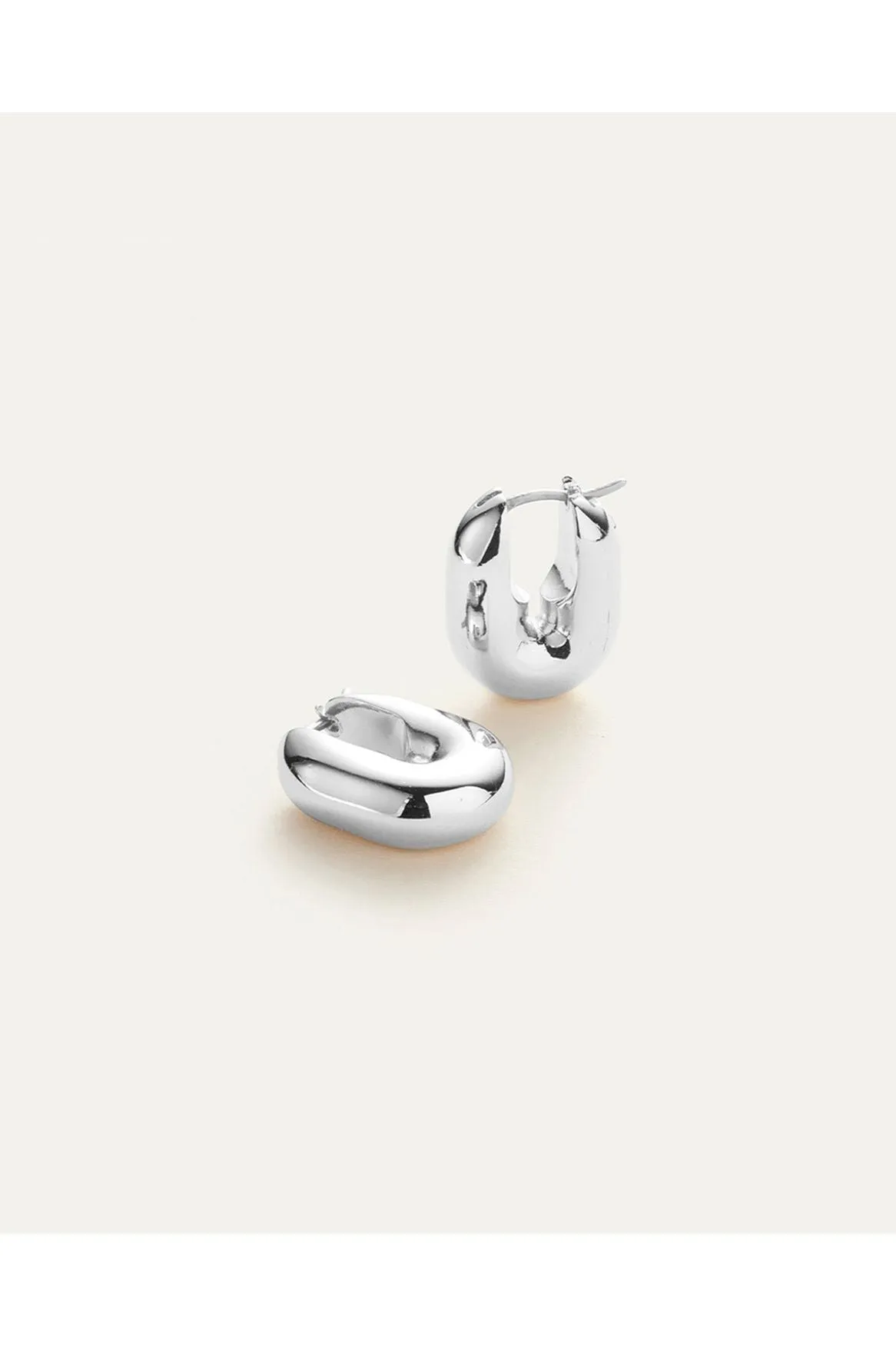 Jenny Bird Puffy U-Link Earrings
