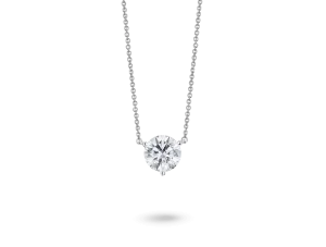 Lab-Grown Diamond 1ct. Round Brilliant Solitaire Pendant | White