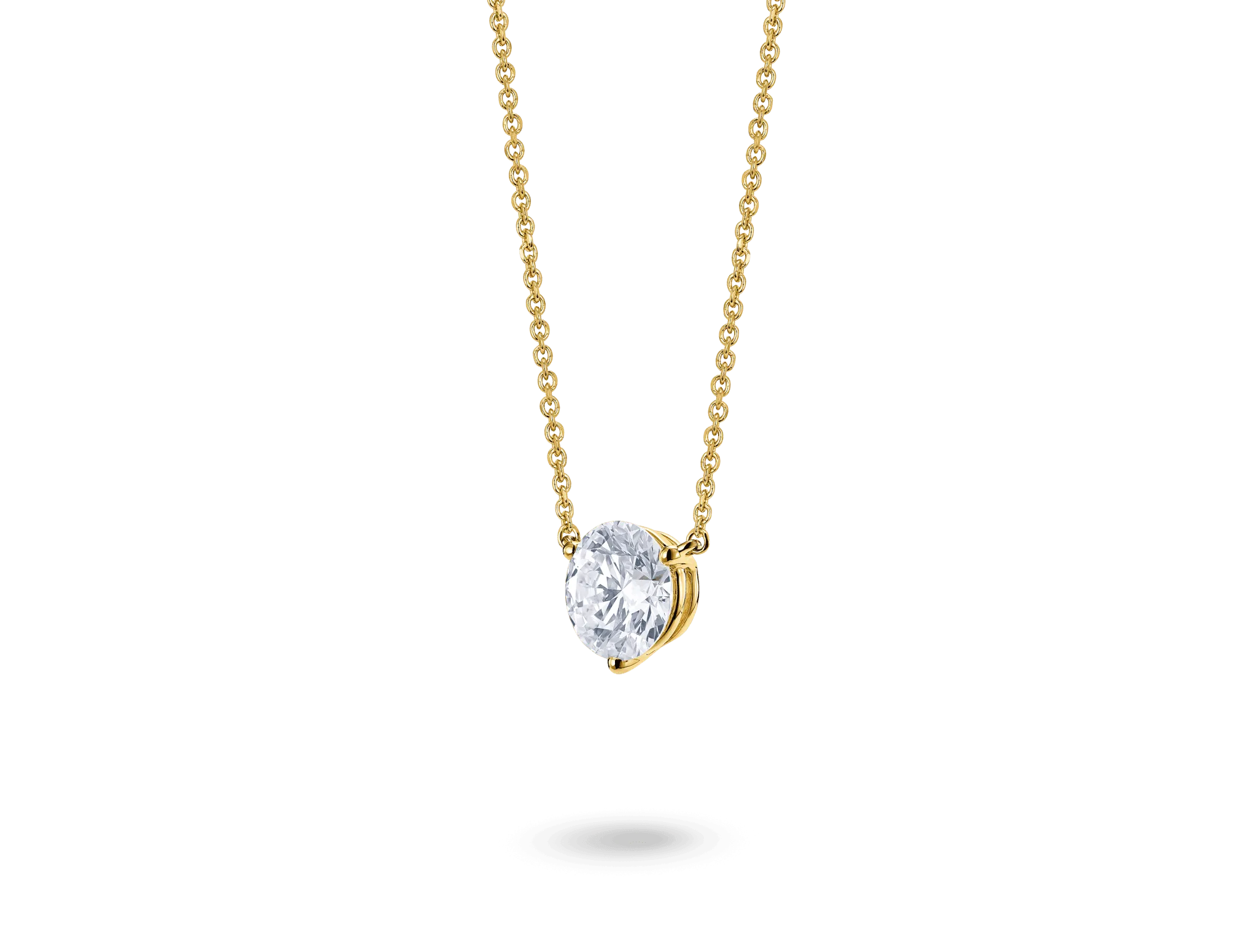 Lab-Grown Diamond 1ct. Round Brilliant Solitaire Pendant | White