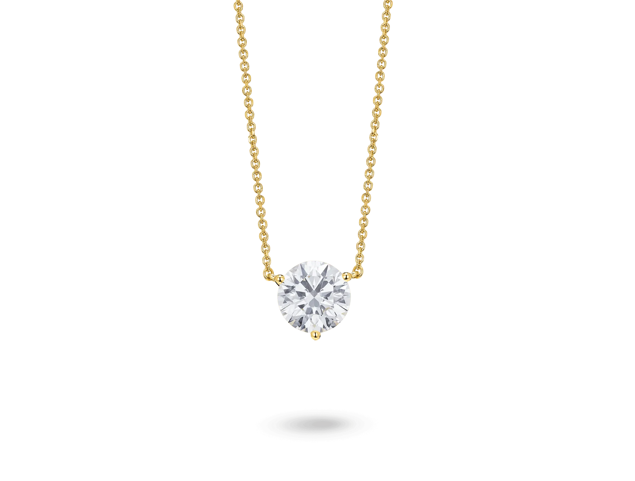 Lab-Grown Diamond 1ct. Round Brilliant Solitaire Pendant | White
