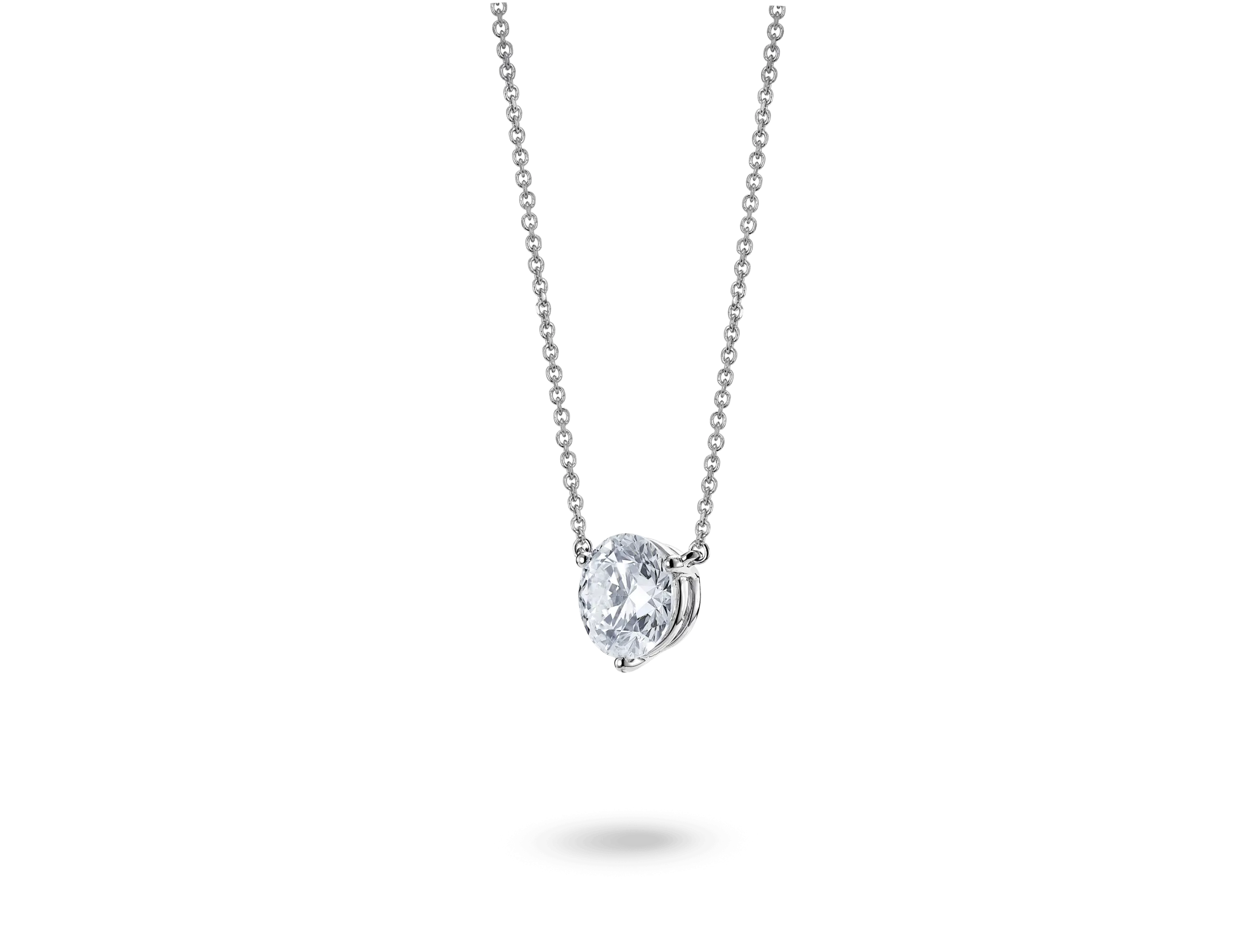 Lab-Grown Diamond 1ct. Round Brilliant Solitaire Pendant | White