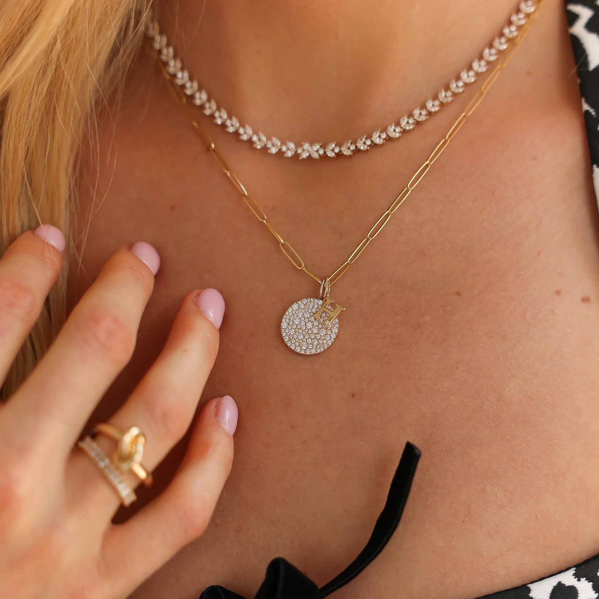 Lauren Joy Large  Disc Charm
