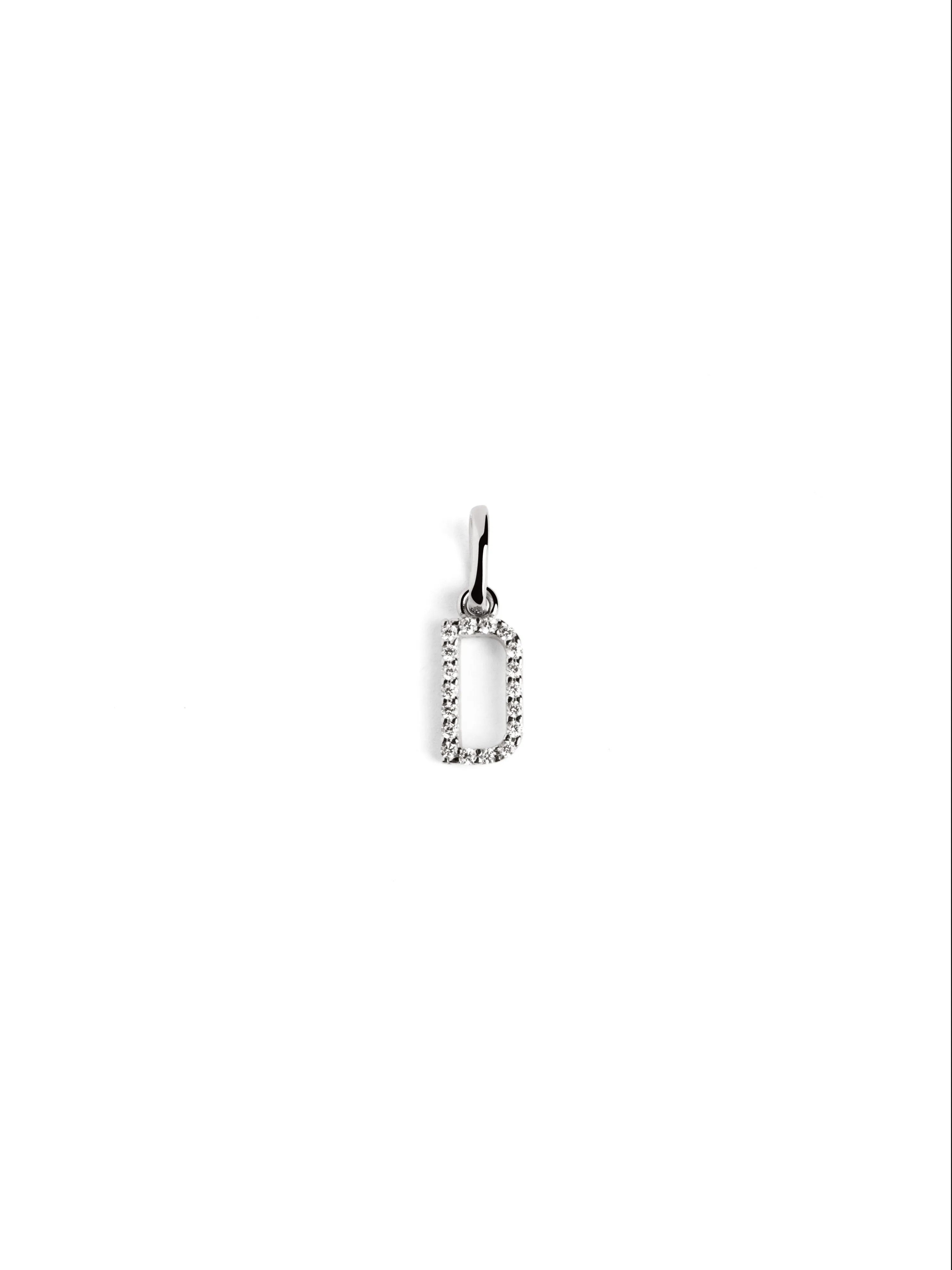Letter Spark Silver Charm