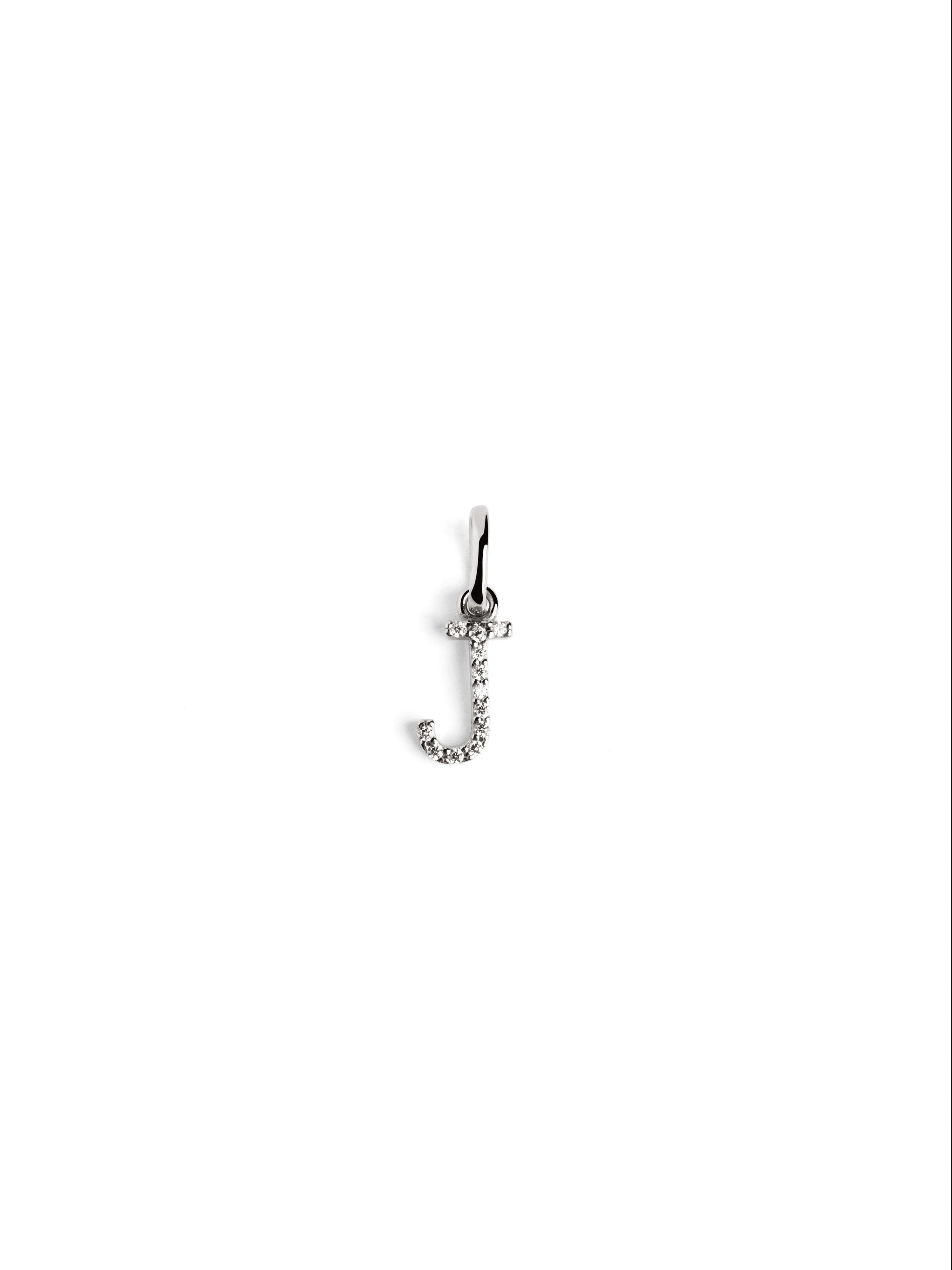 Letter Spark Silver Charm