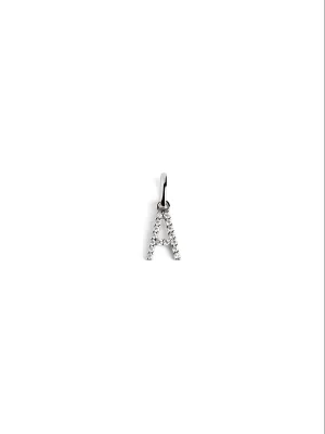 Letter Spark Silver Charm