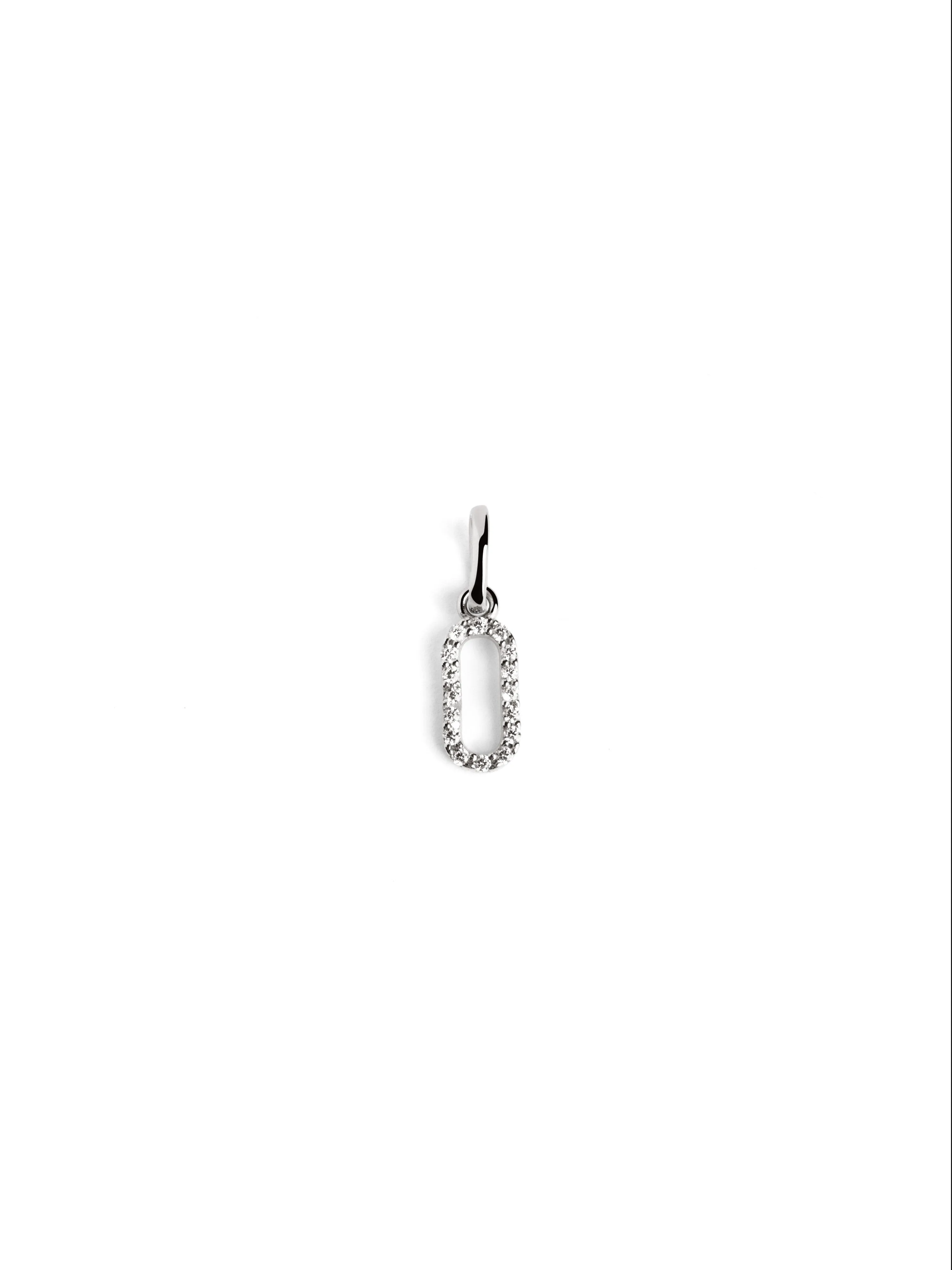 Letter Spark Silver Charm