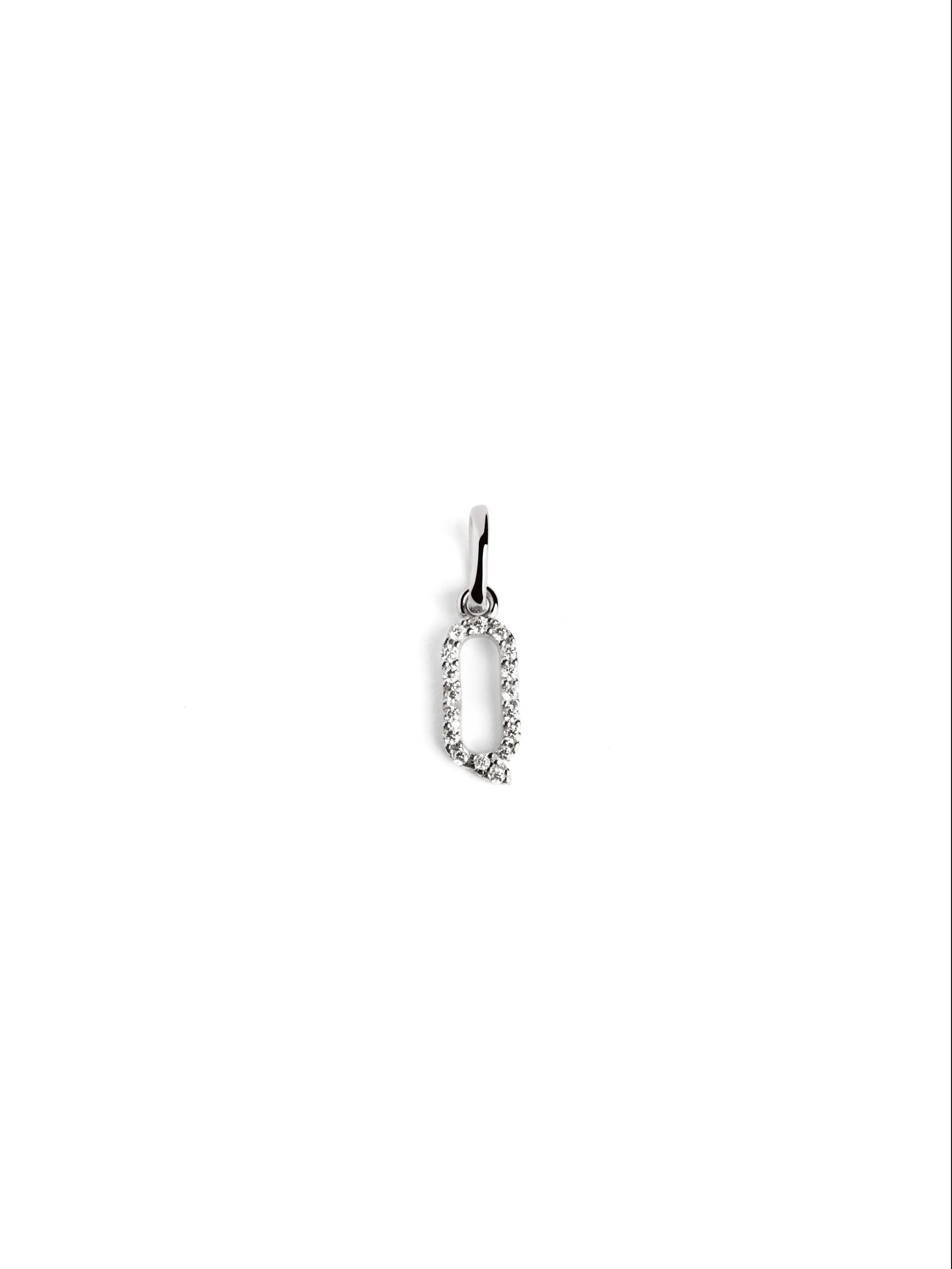 Letter Spark Silver Charm