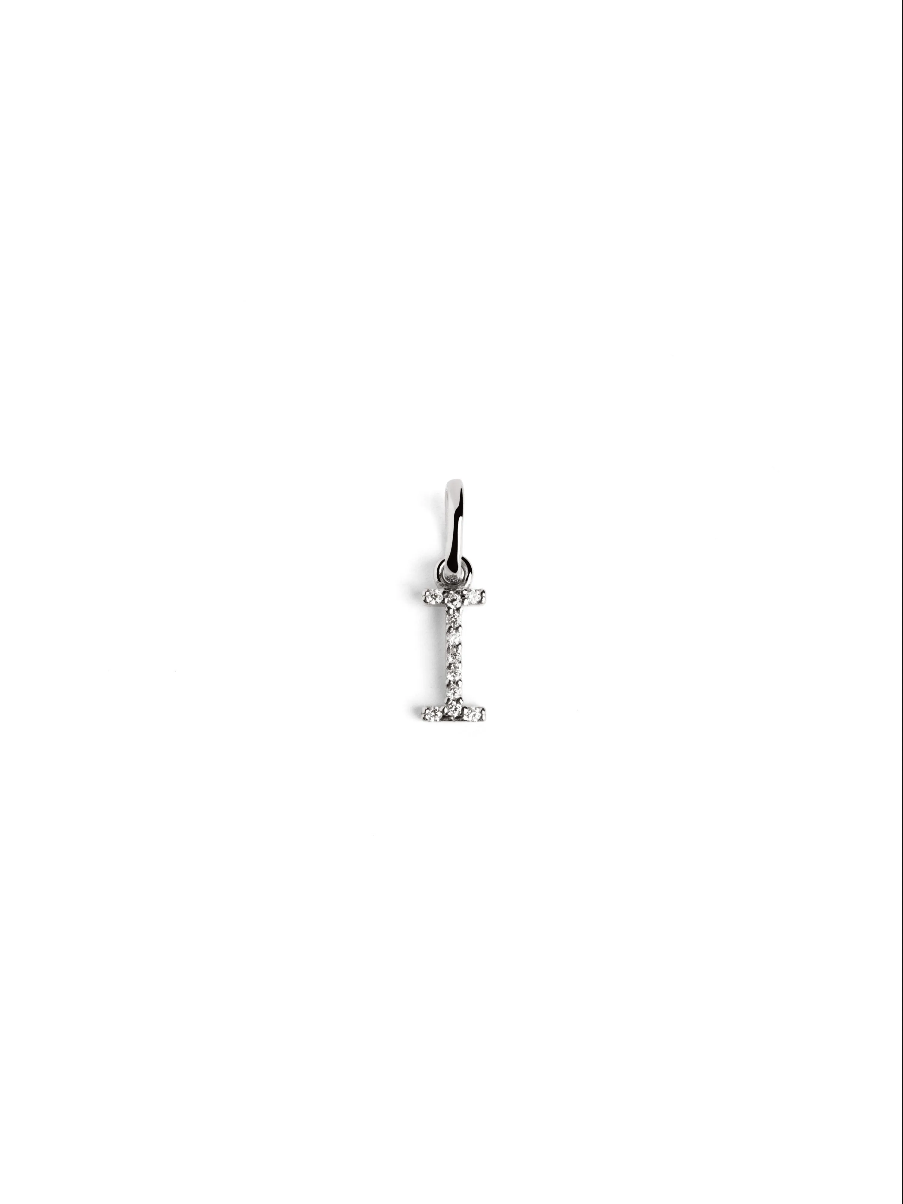 Letter Spark Silver Charm