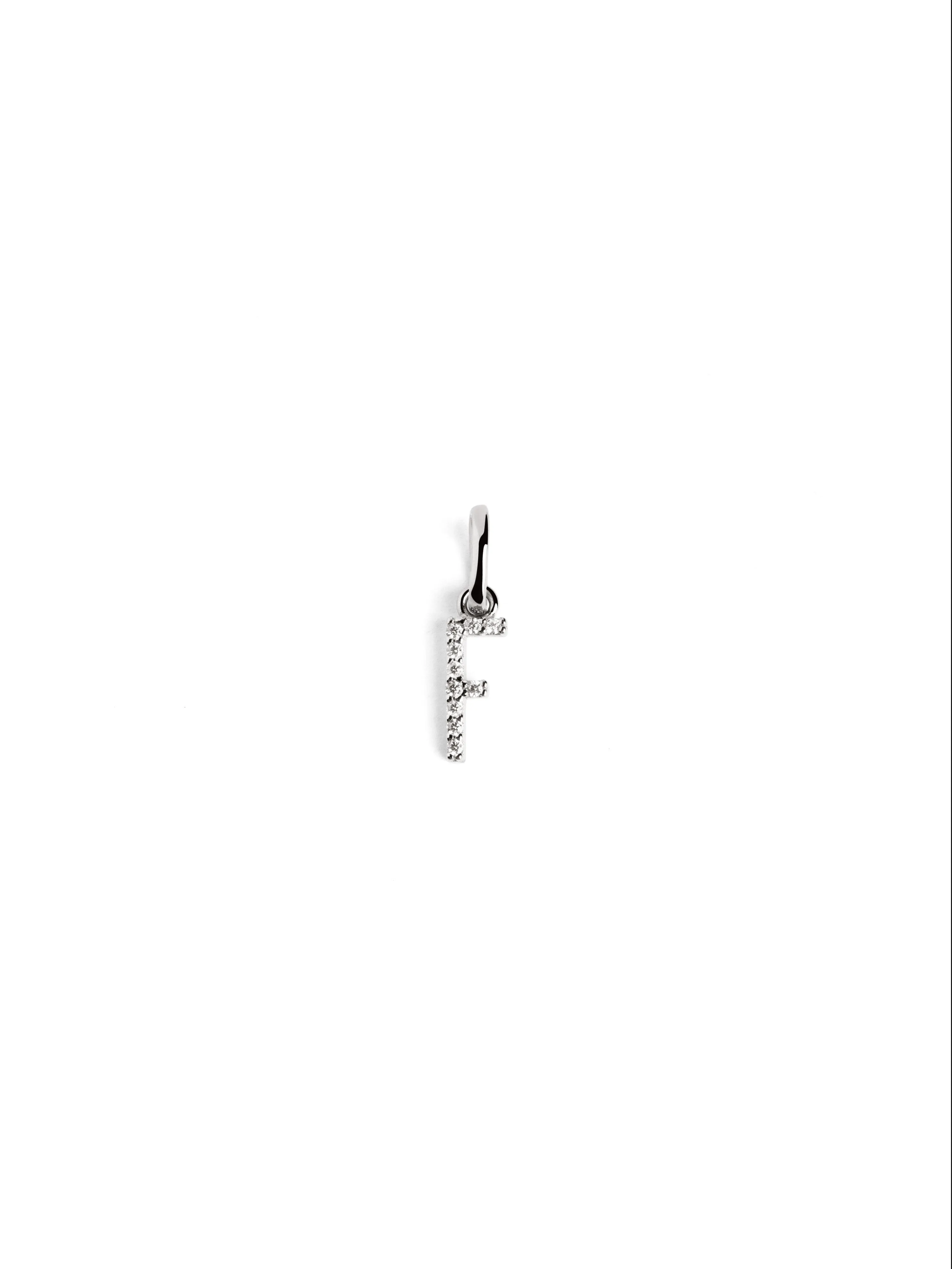 Letter Spark Silver Charm