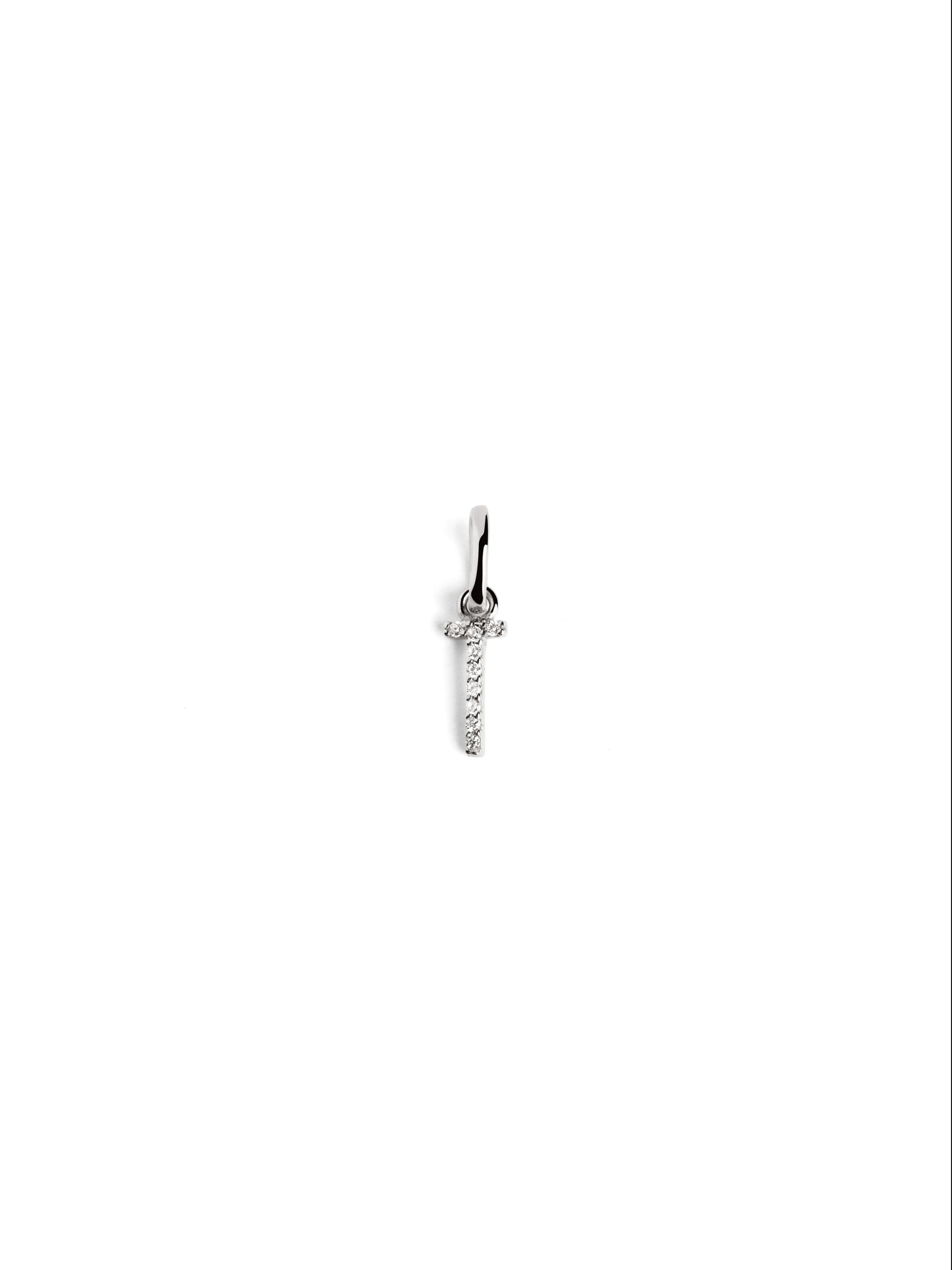Letter Spark Silver Charm