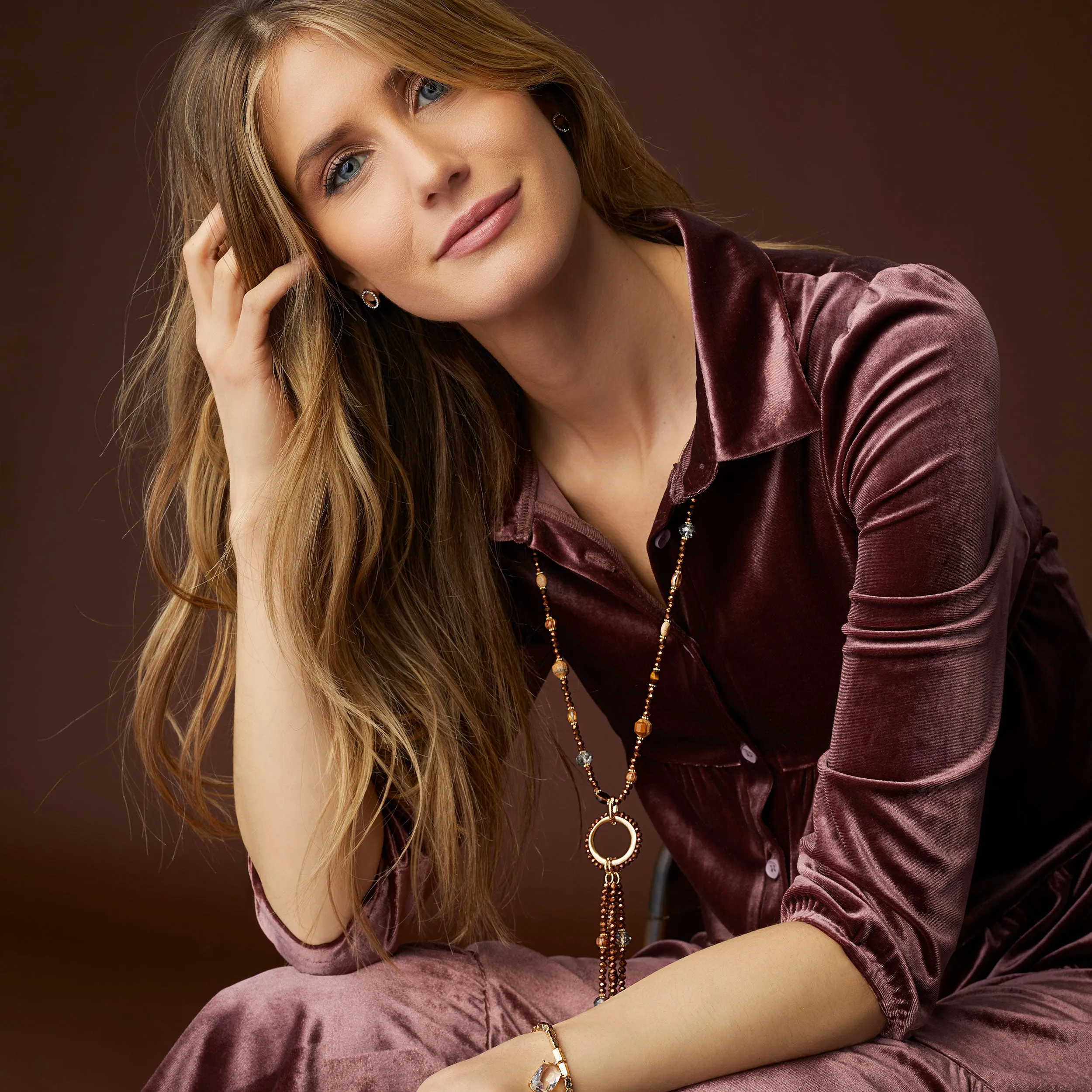 Libby Necklace - Bronze - Final Sale