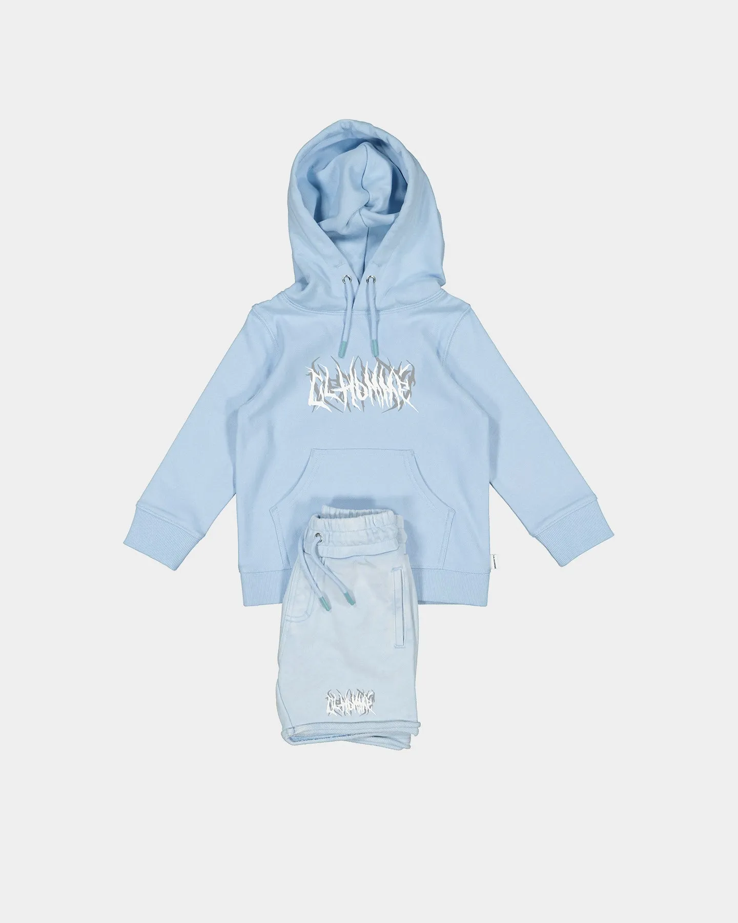 Lil Homme Metalle CLS Hoodie Set Baby Blue