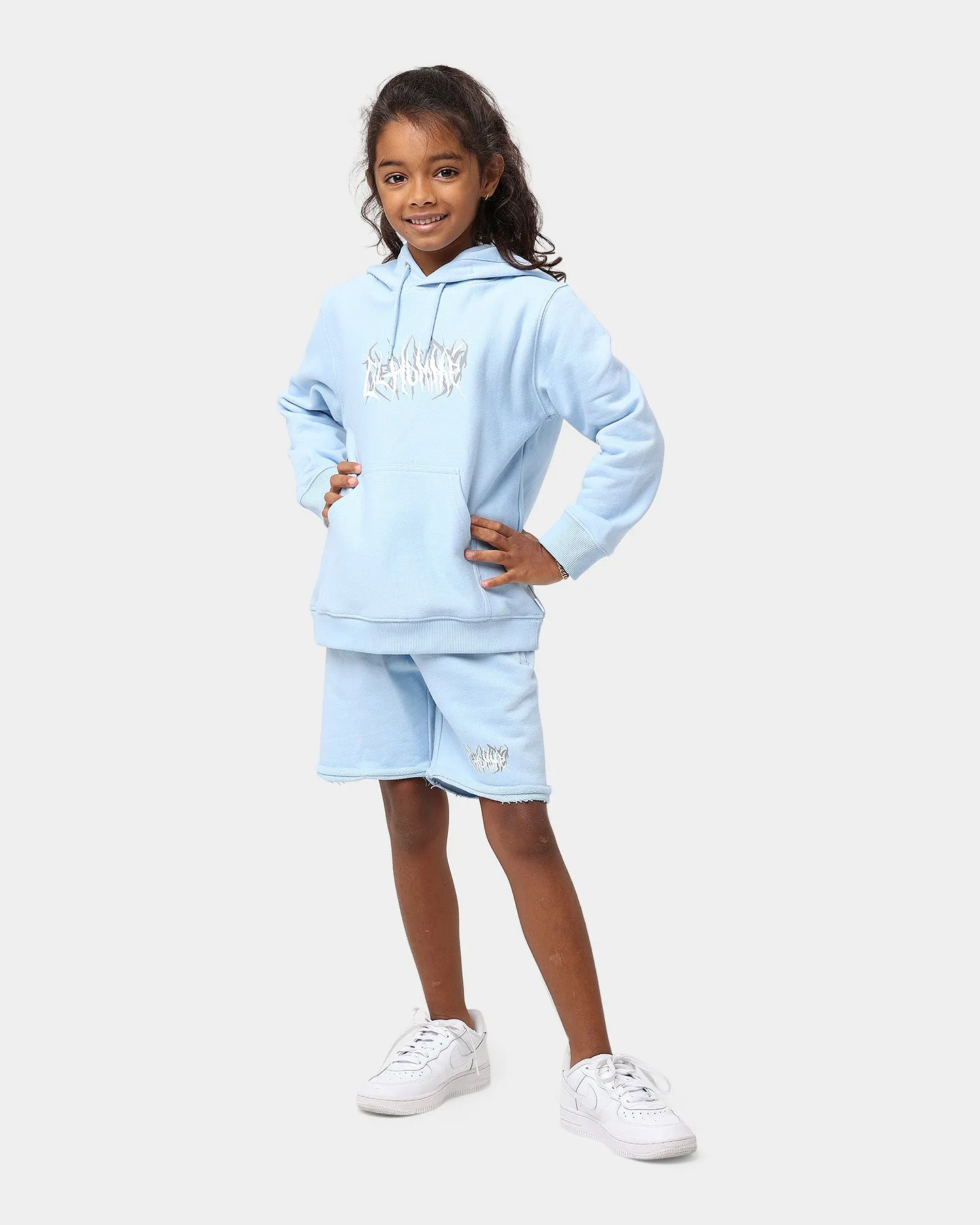 Lil Homme Metalle CLS Hoodie Set Baby Blue