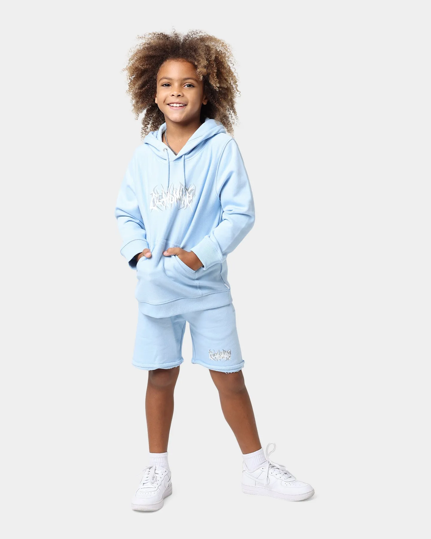 Lil Homme Metalle CLS Hoodie Set Baby Blue