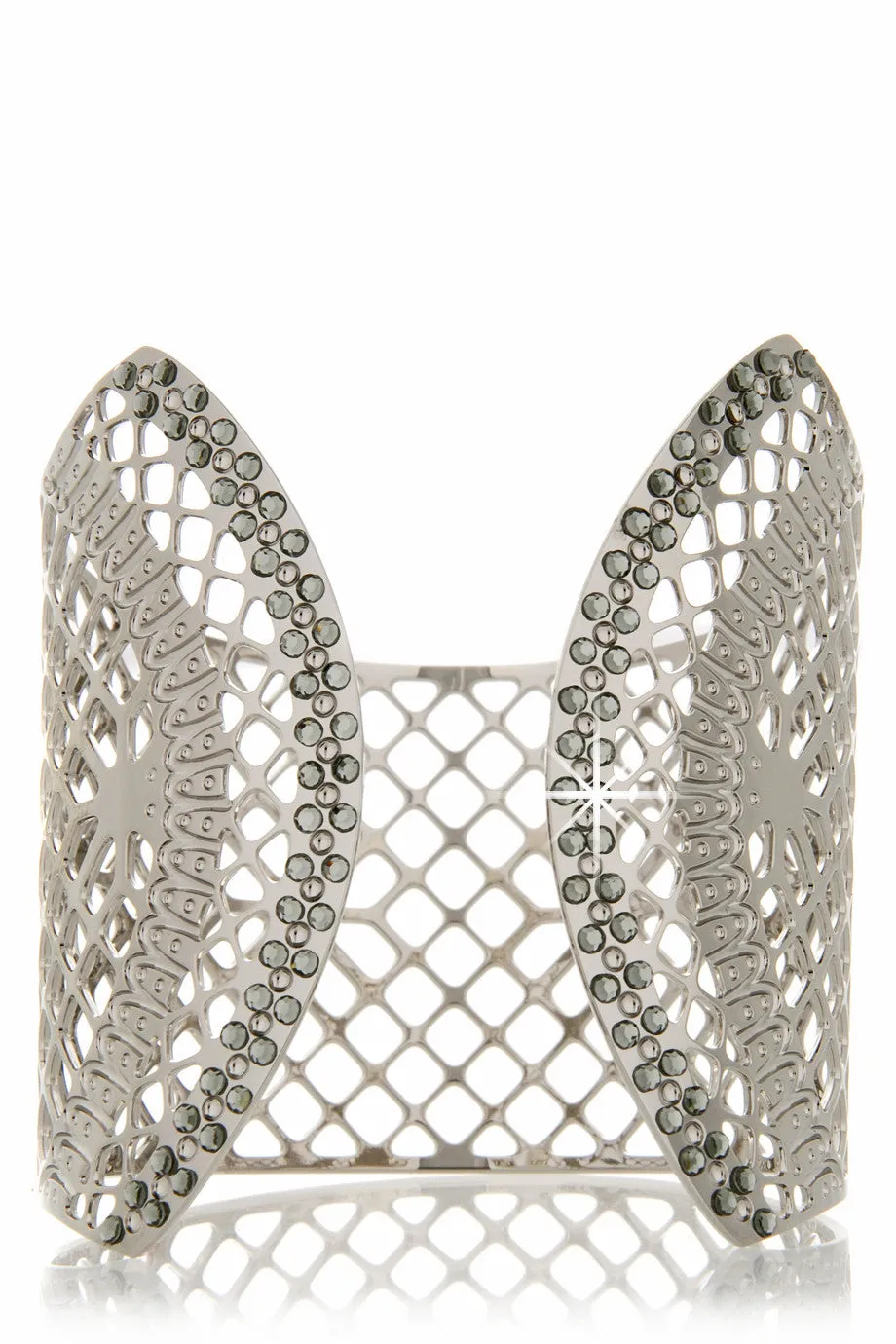 LK DESIGNS GWENORE Silver Lace Cuff