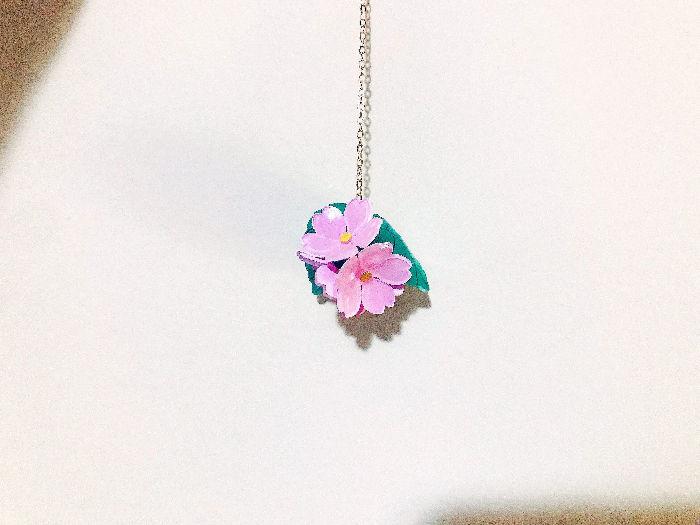 Magik "Cherry Blossom Boutique" Sakura 3D Shrinky Dinks DropEarring