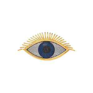 MEGA EVIL EYE BROOCH