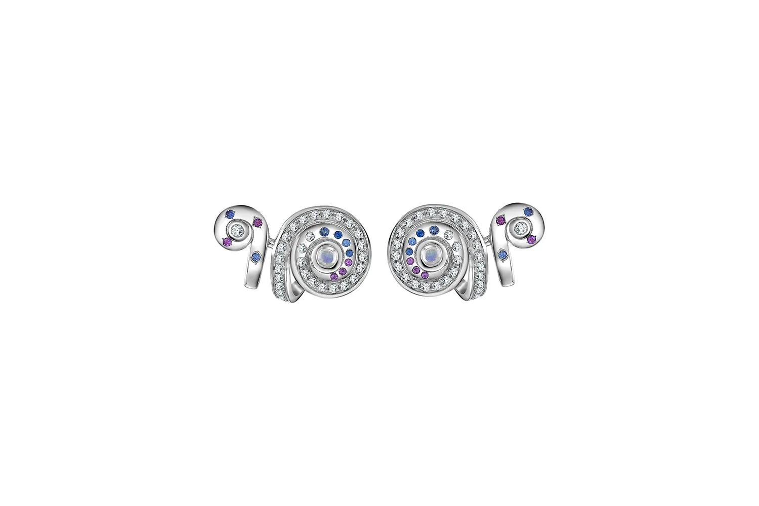 Moonshell ear cuffs