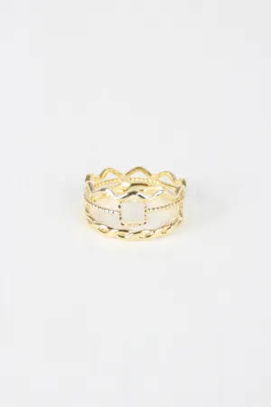 Multi Band Stacked Square Ring