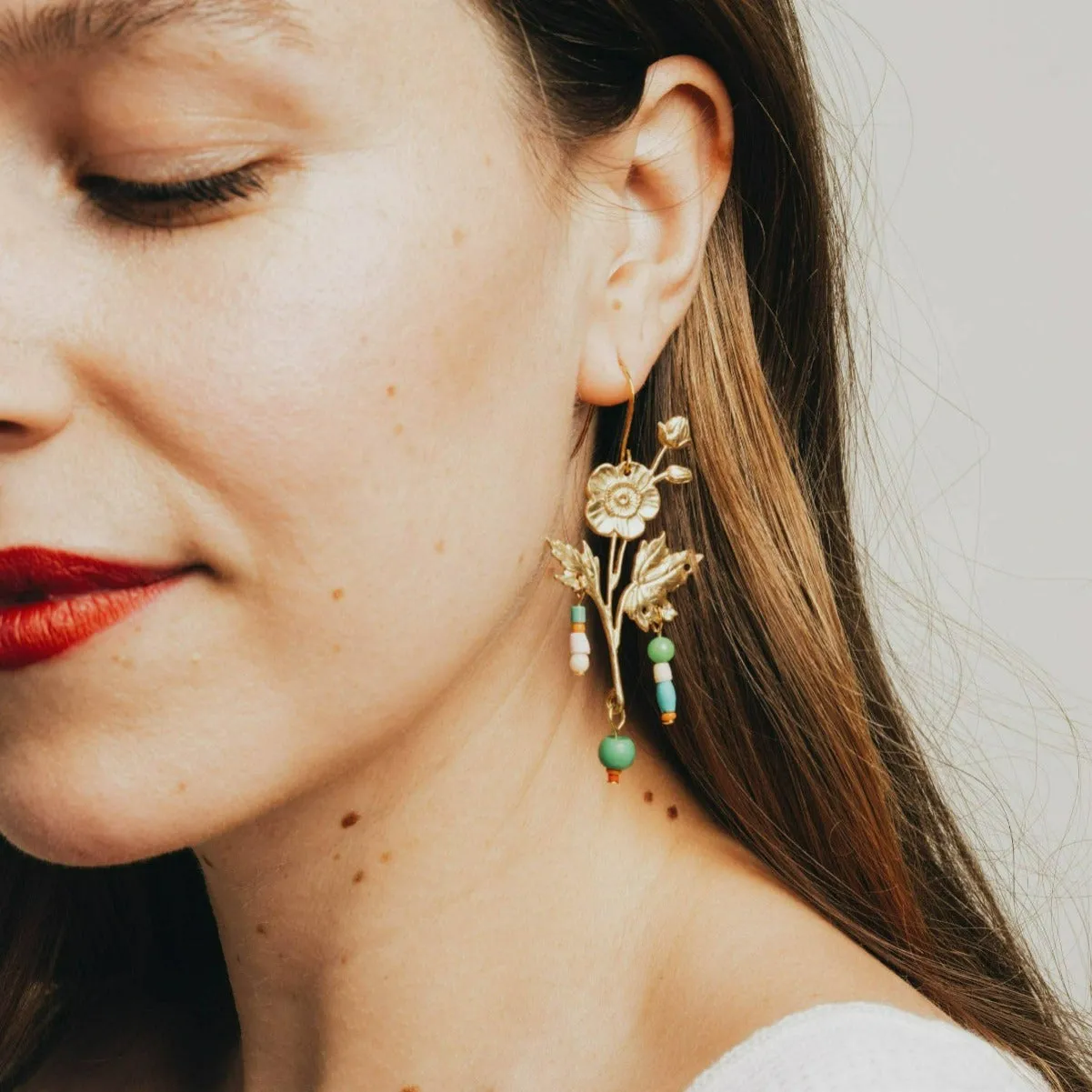 Nest Pretty Things | Flower Statement Earrings