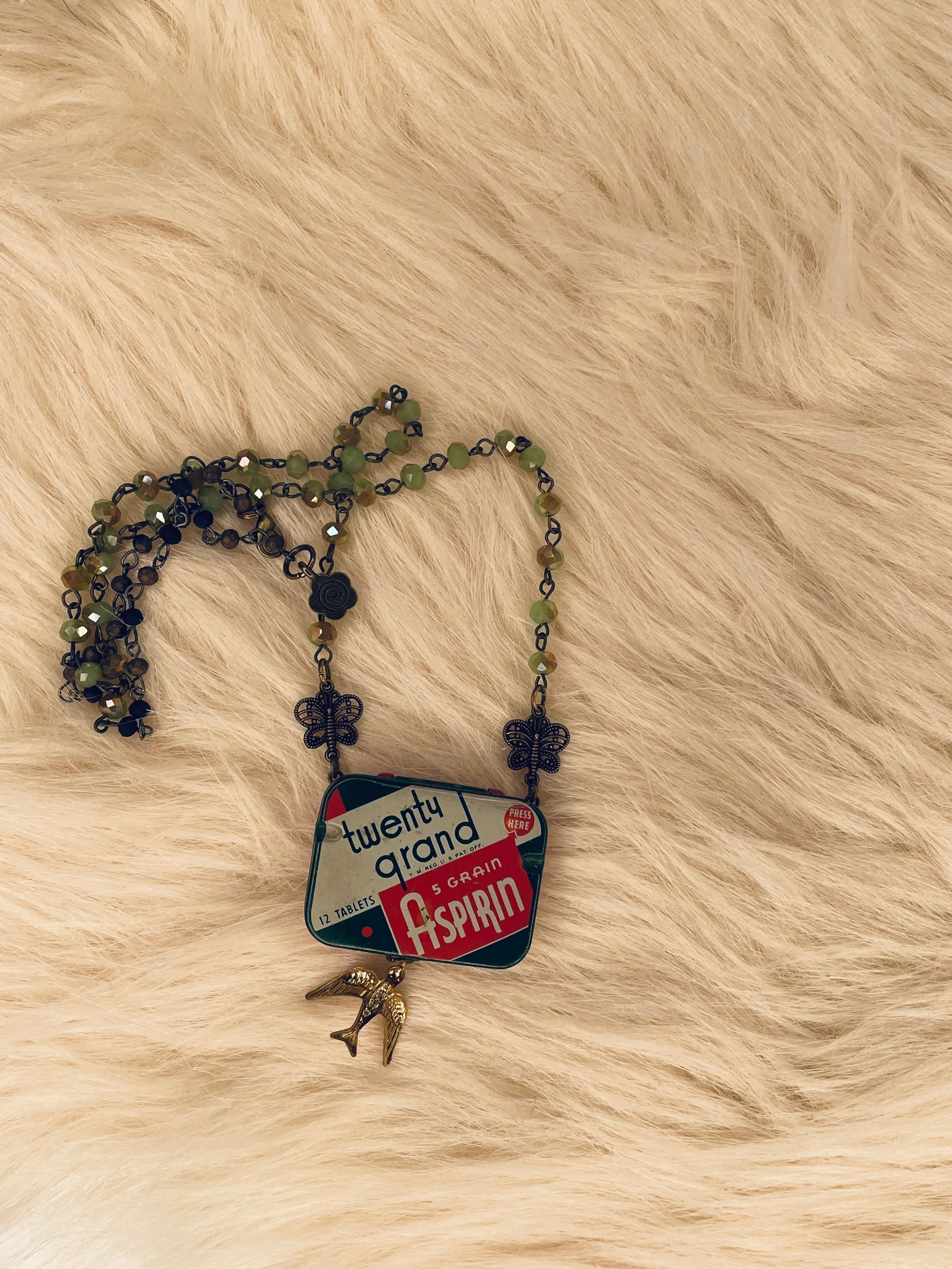 Nutmeg Tin Necklace by Gina