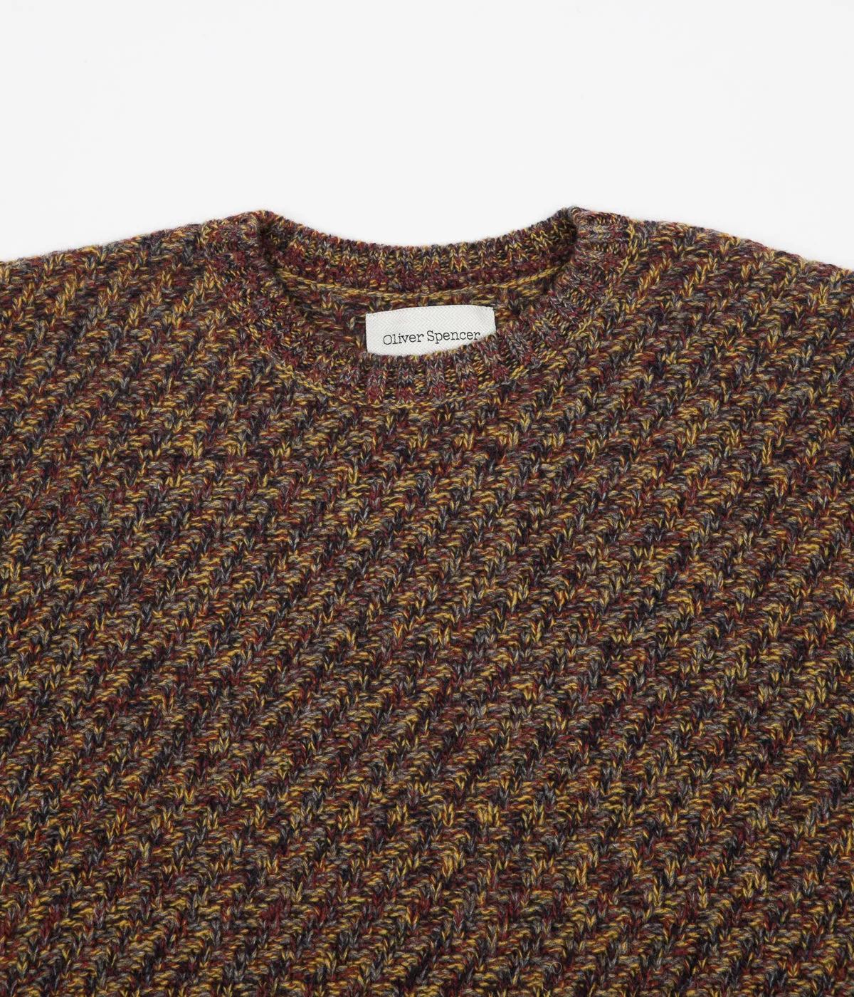 Oliver Spencer Bleinheim Crewneck Sweatshirt - Hereford Multi