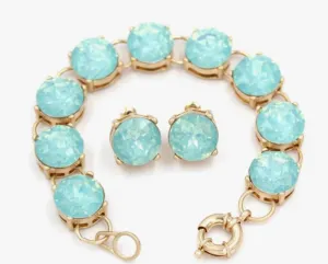 Opal Green Millie Rhinestone Set