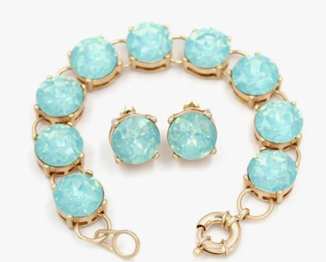 Opal Green Millie Rhinestone Set