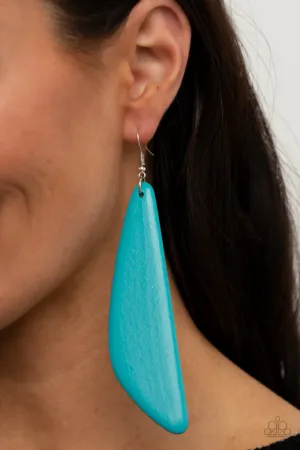 Paparazzi Scuba Dream - Blue Earrings