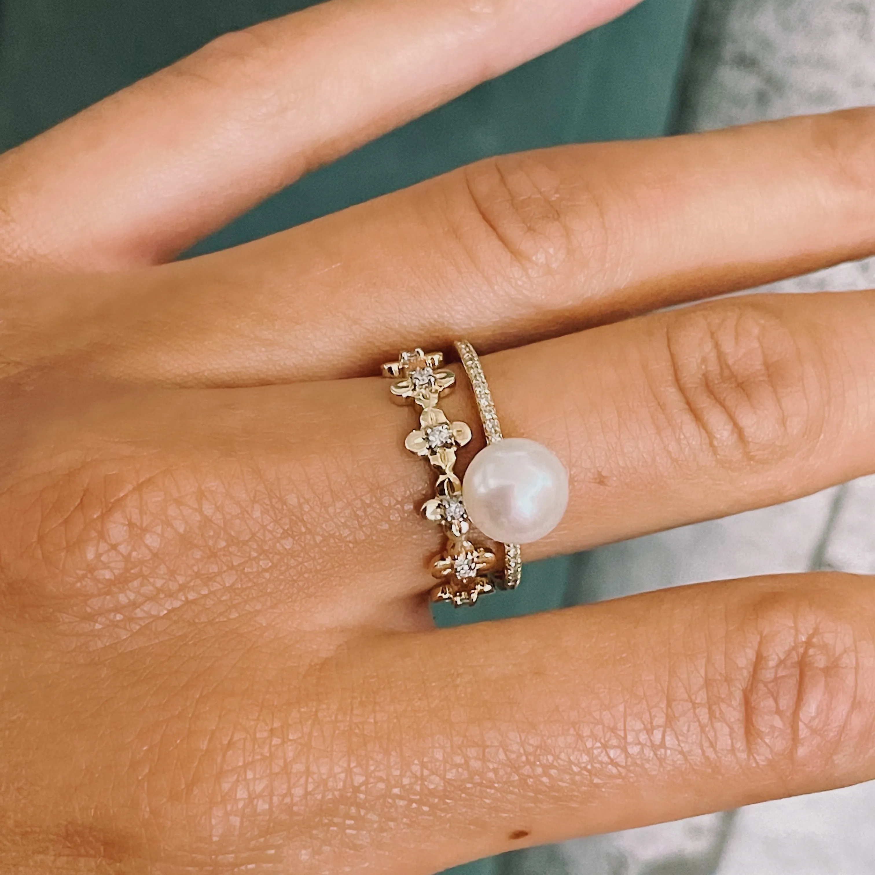 Pearl BonBon Ring