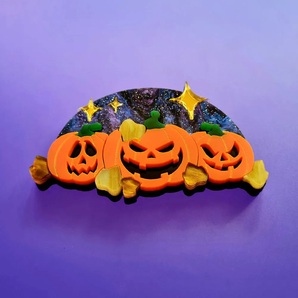 Pumpkin Party Necklace by Cherryloco Jewellery