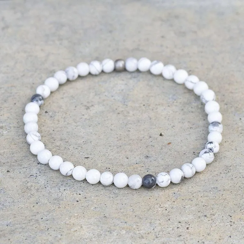 "Calm" Howlite Delicate Bracelet