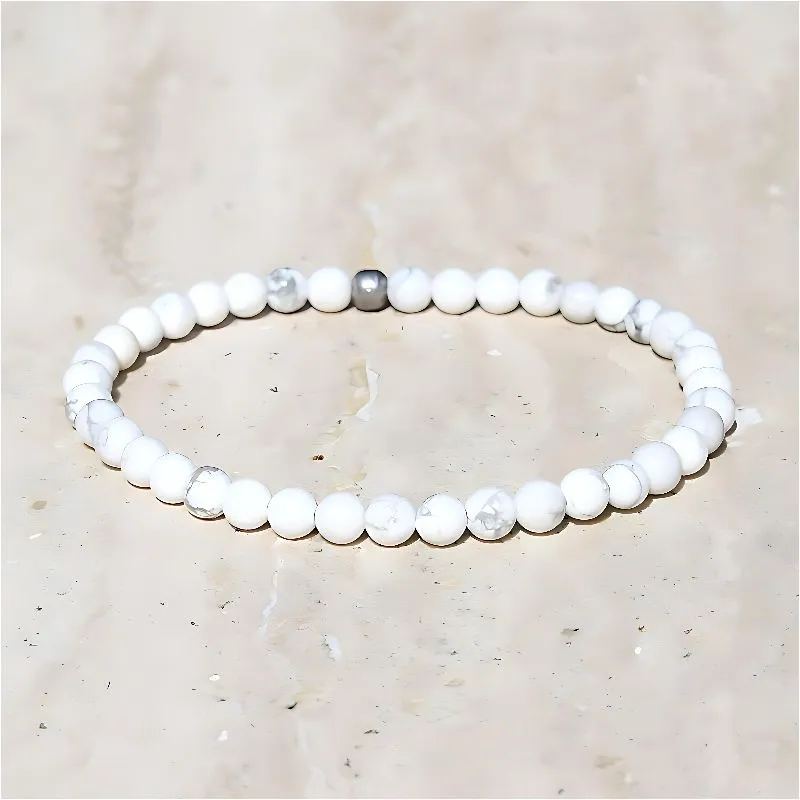 "Calm" Howlite Delicate Bracelet