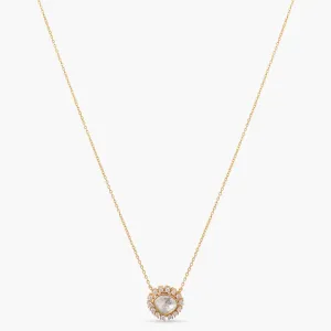 Radiant Starlight Moissanite Silver Pendant Necklace