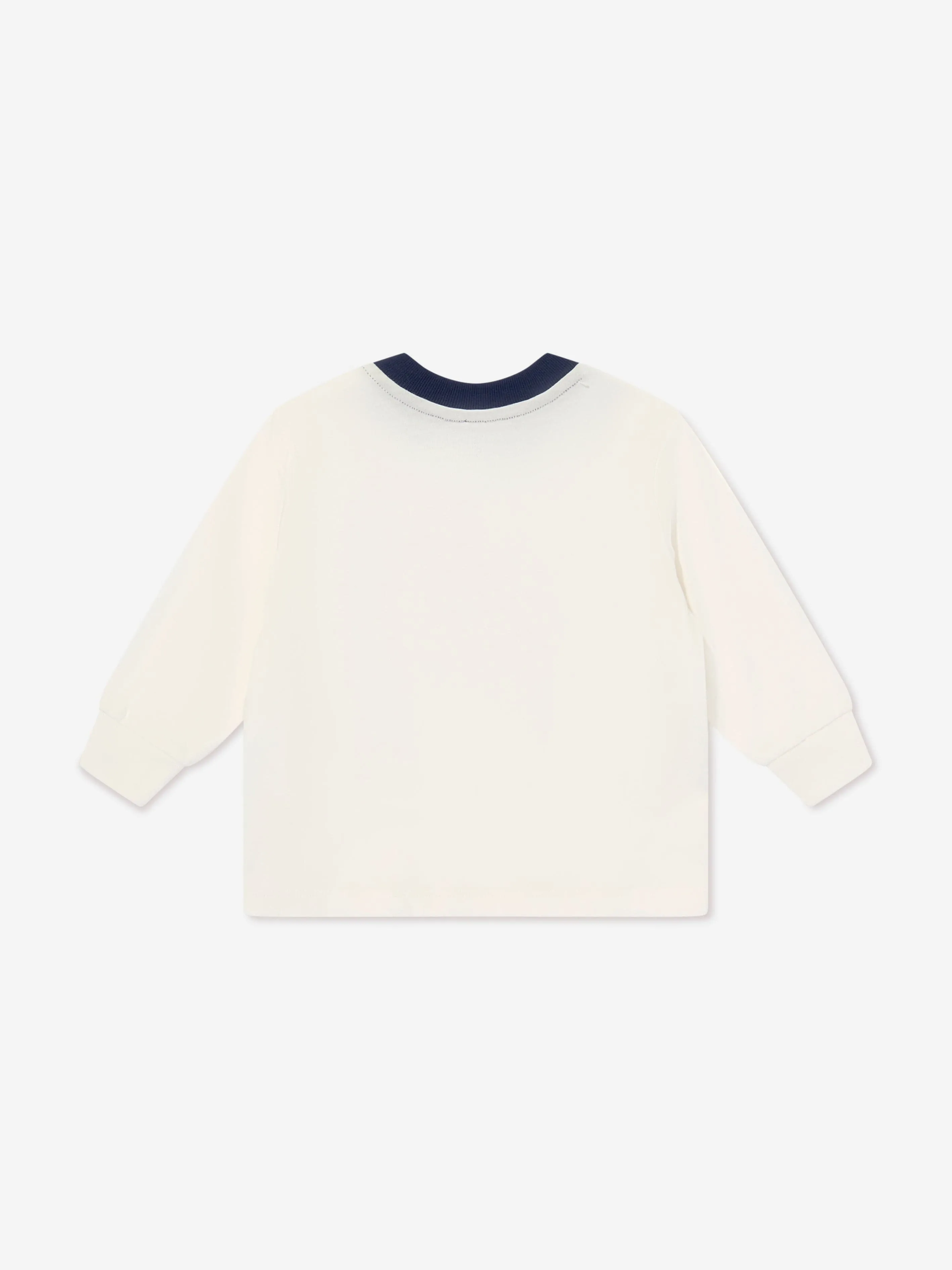 Ralph Lauren Baby Boys Bear Long Sleeve T-Shirt in Ivory