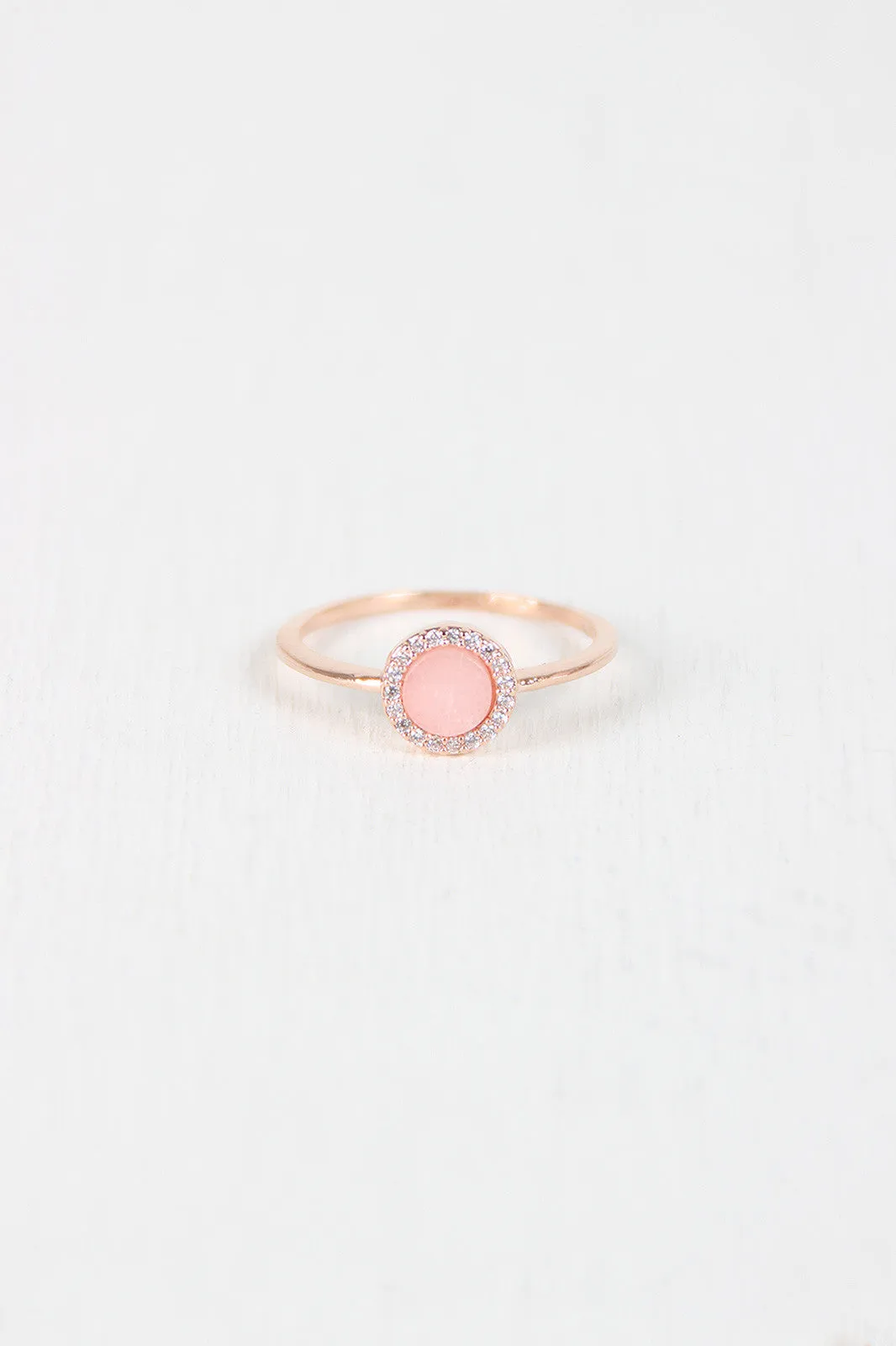 Rhinestone Circle Ring