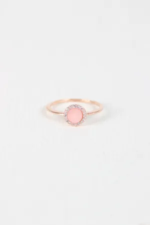 Rhinestone Circle Ring