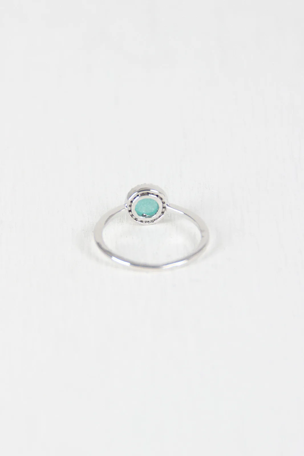 Rhinestone Circle Ring