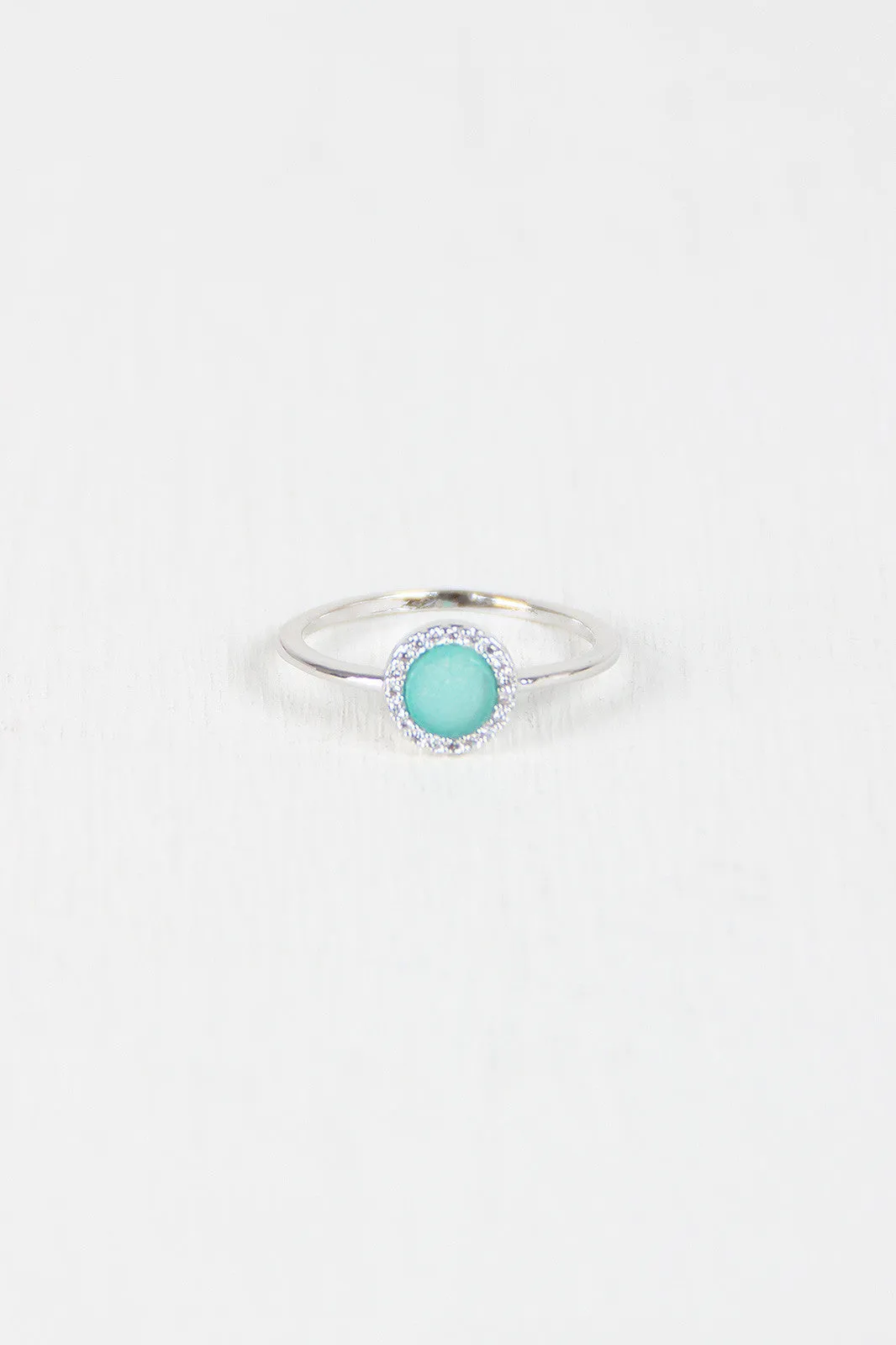Rhinestone Circle Ring