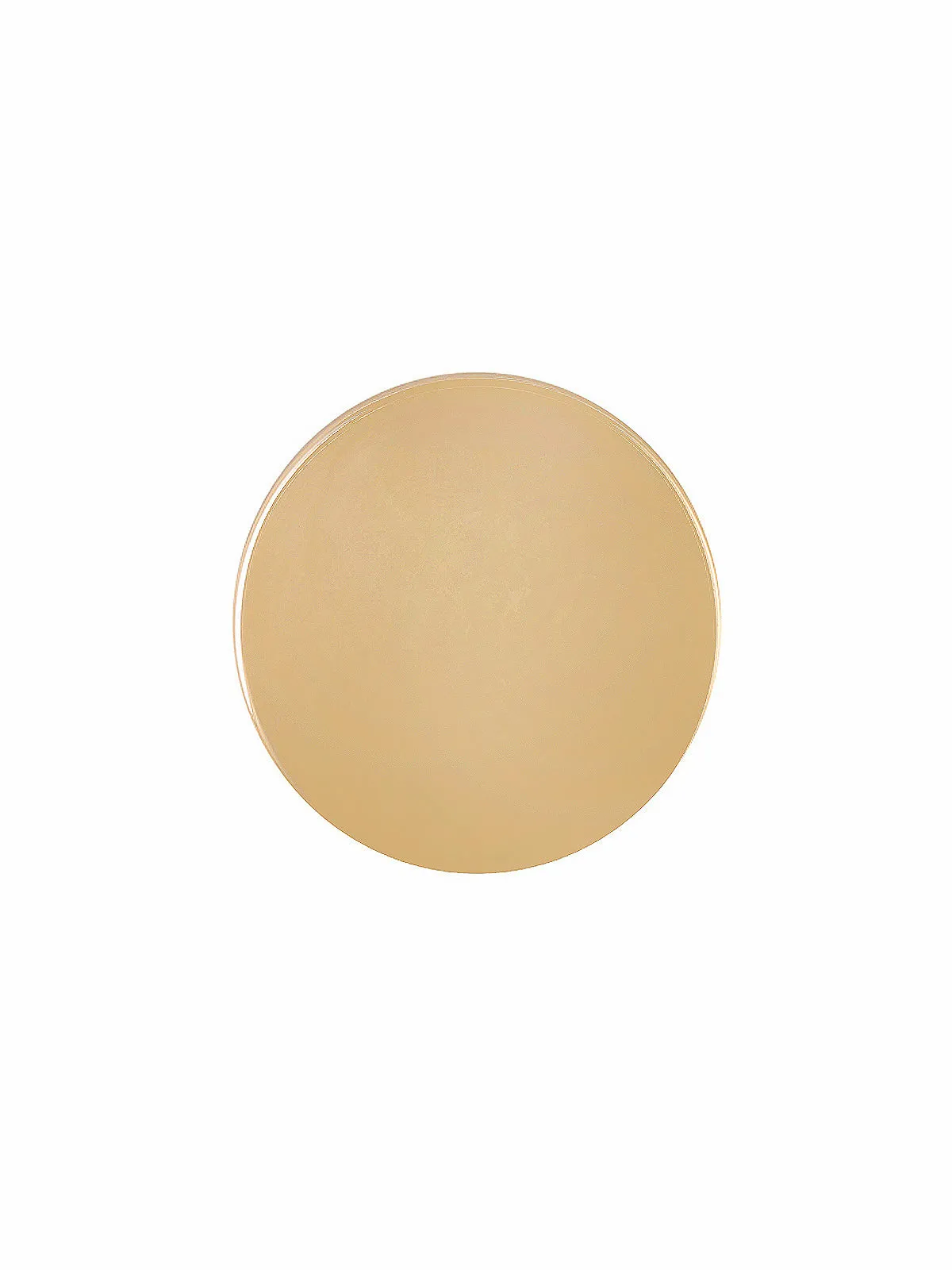 Shiny Golden Round Shape Button Badge Brooch Pin
